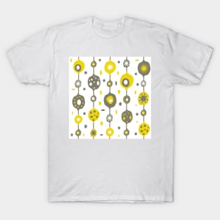 Mid century modern retro abstract pattern T-Shirt